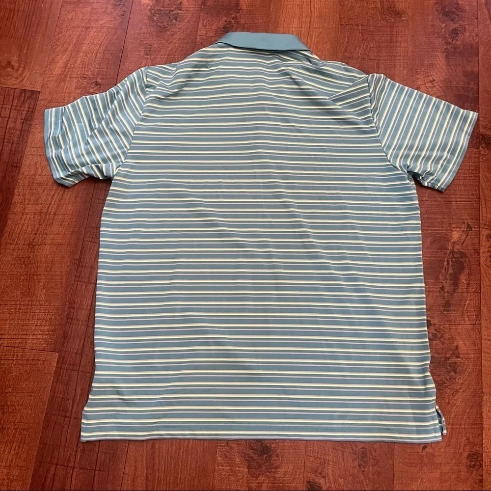 Adidas men polo shirt XL extra large SS short sleeve green yellow gray shirt
